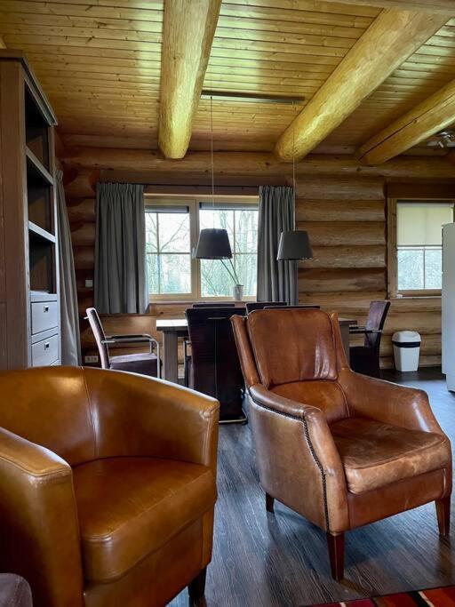 Unieke Houten Villa Met Sauna In Twente - 6P Den Ham Buitenkant foto