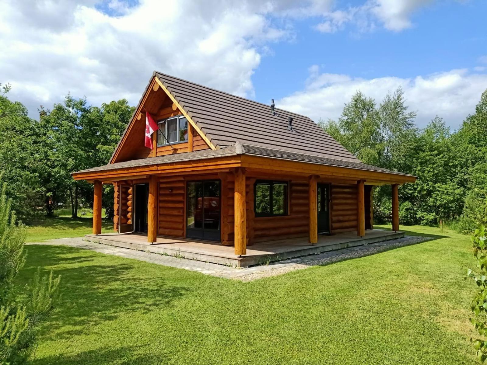Unieke Houten Villa Met Sauna In Twente - 6P Den Ham Buitenkant foto
