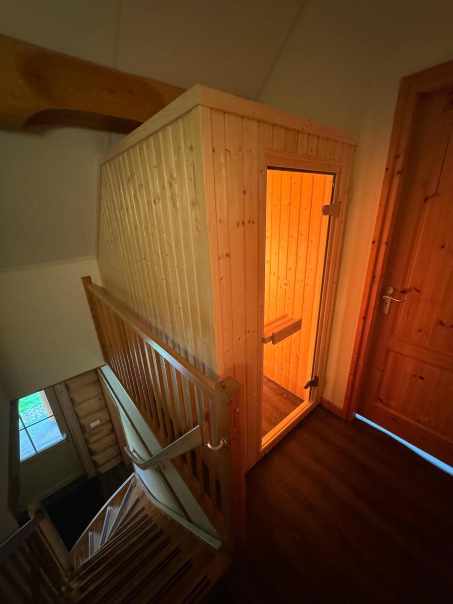 Unieke Houten Villa Met Sauna In Twente - 6P Den Ham Buitenkant foto