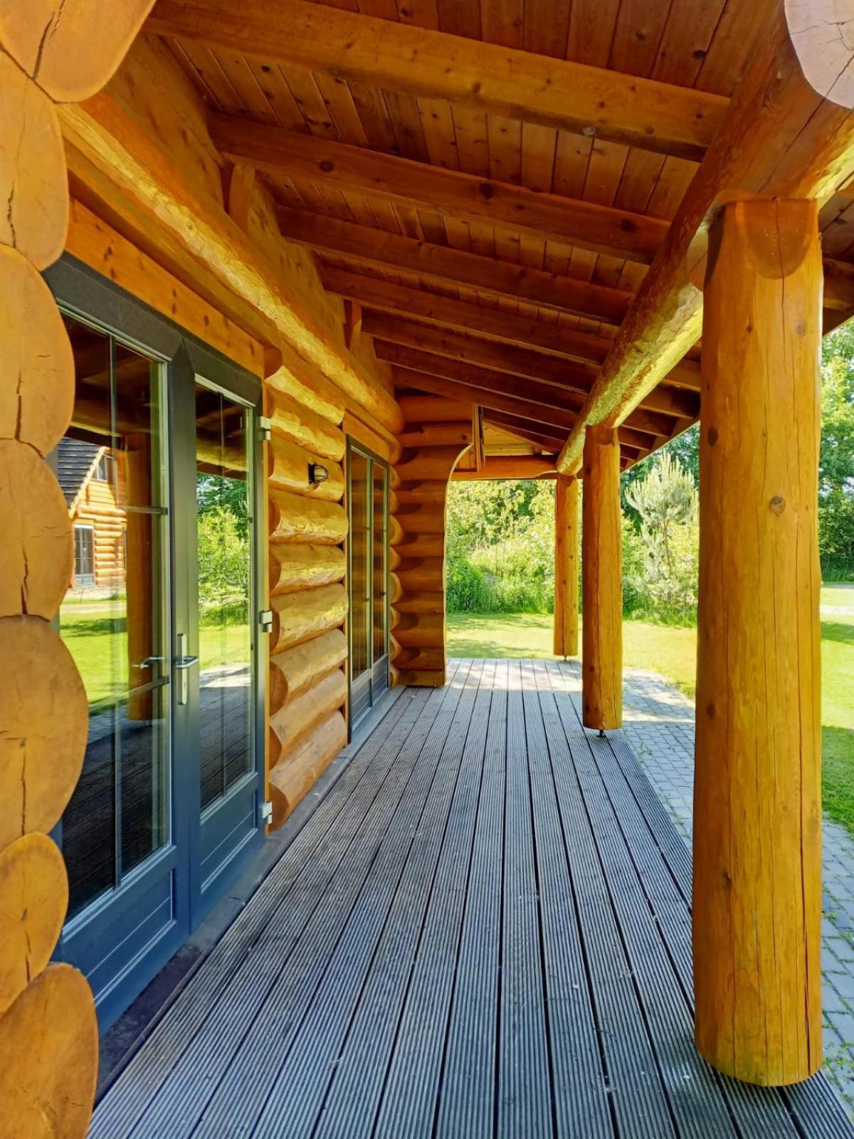 Unieke Houten Villa Met Sauna In Twente - 6P Den Ham Buitenkant foto