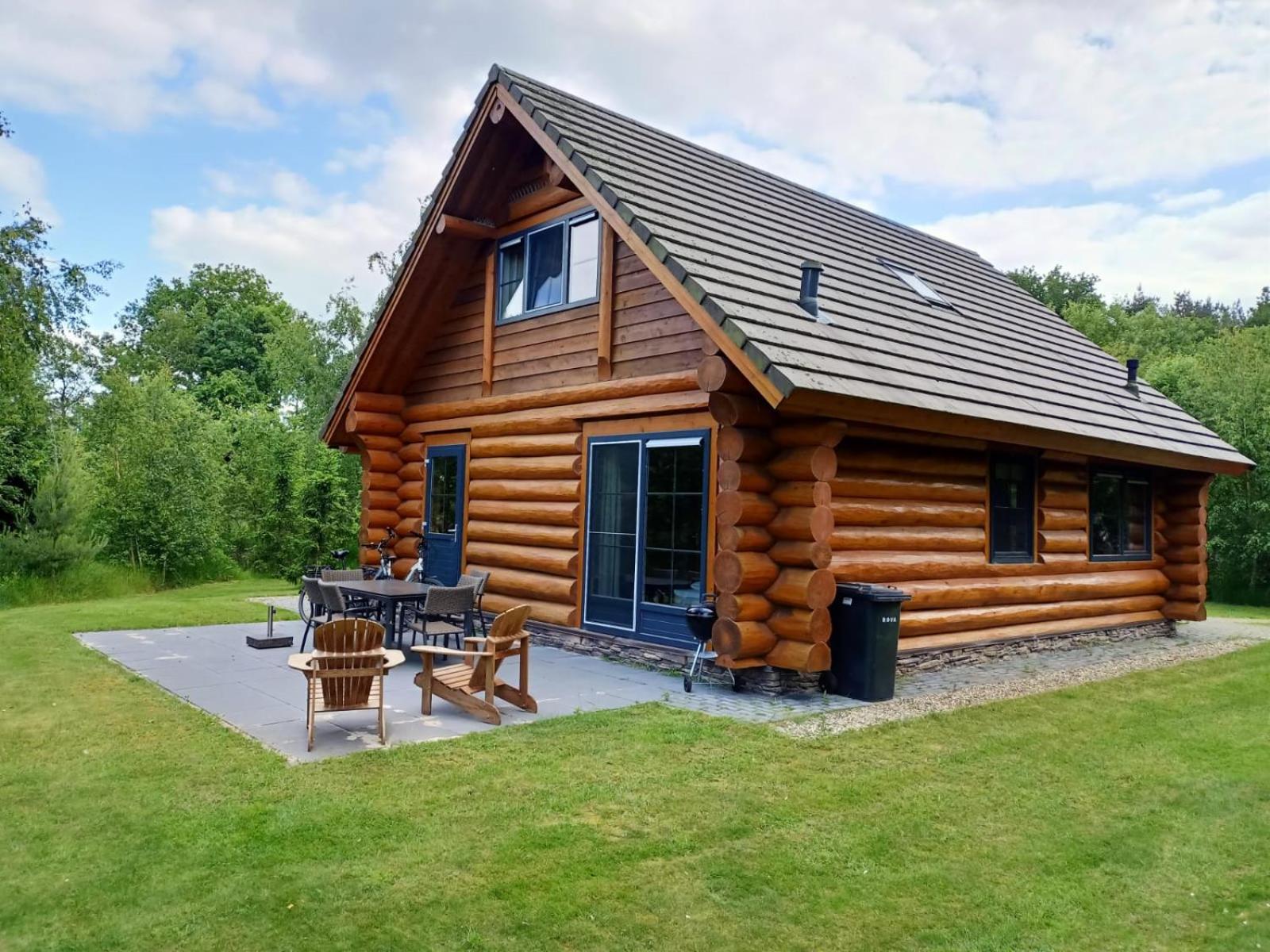 Unieke Houten Villa Met Sauna In Twente - 6P Den Ham Buitenkant foto