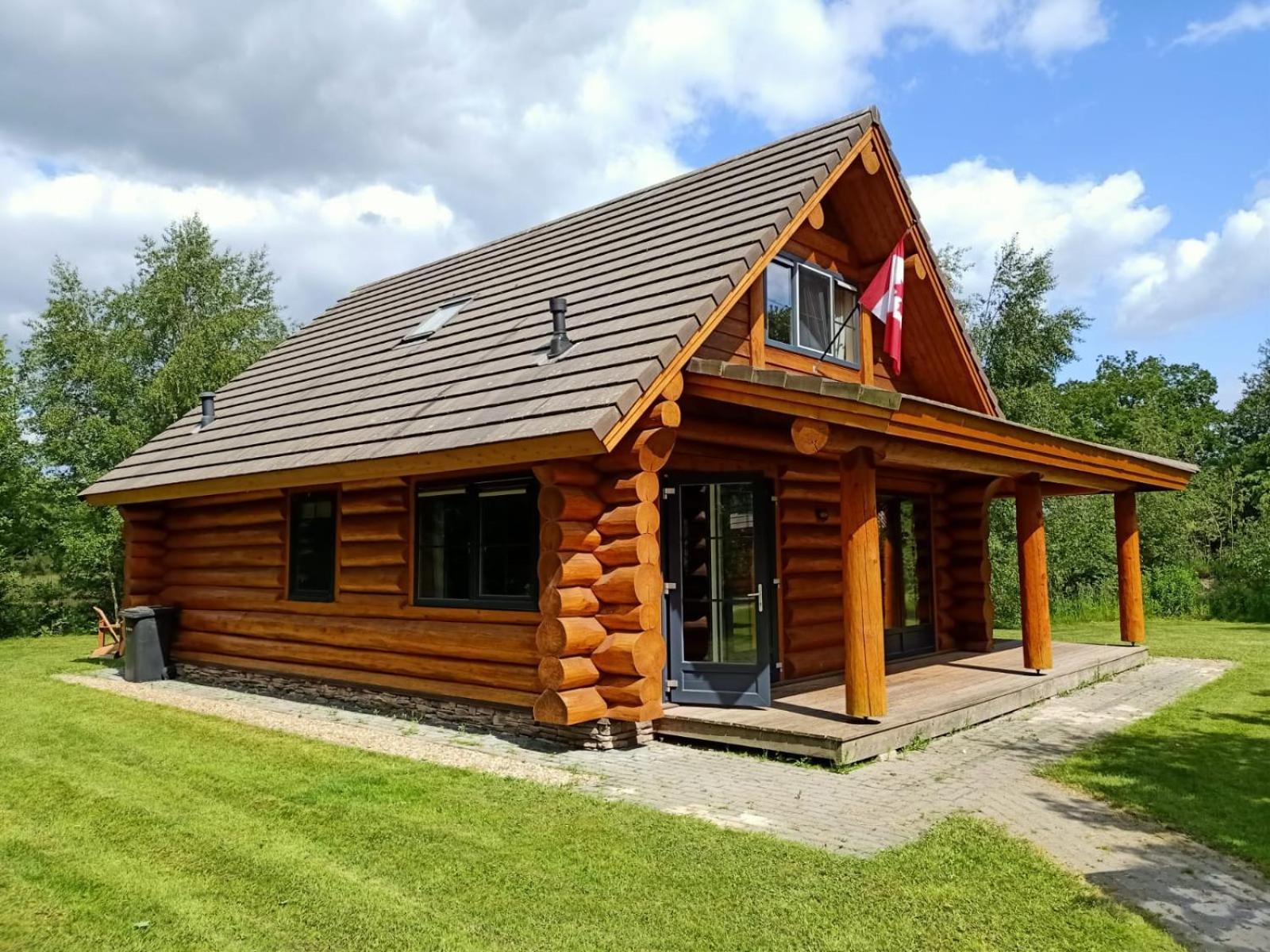 Unieke Houten Villa Met Sauna In Twente - 6P Den Ham Buitenkant foto